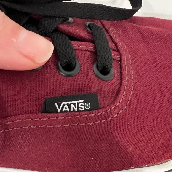 Vans Off The Wall burgundy shoes US Men’s sz 6/ Women’s sz 7.5 - Picture 3 of 7